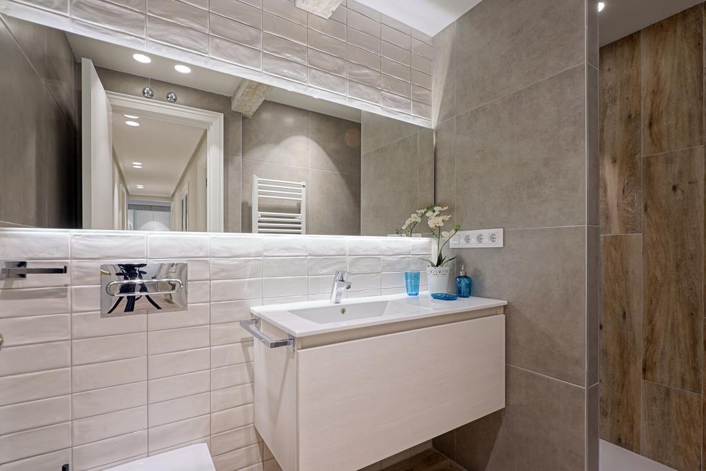Apartamento Zurriola Luxury - Surf Beach Con Aire Acondicionado San Sebastian Bagian luar foto