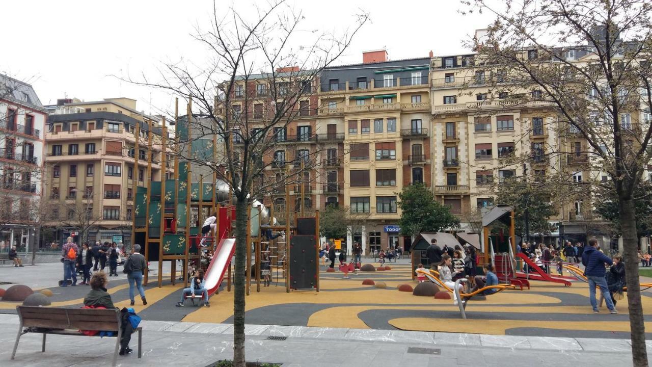 Apartamento Zurriola Luxury - Surf Beach Con Aire Acondicionado San Sebastian Bagian luar foto