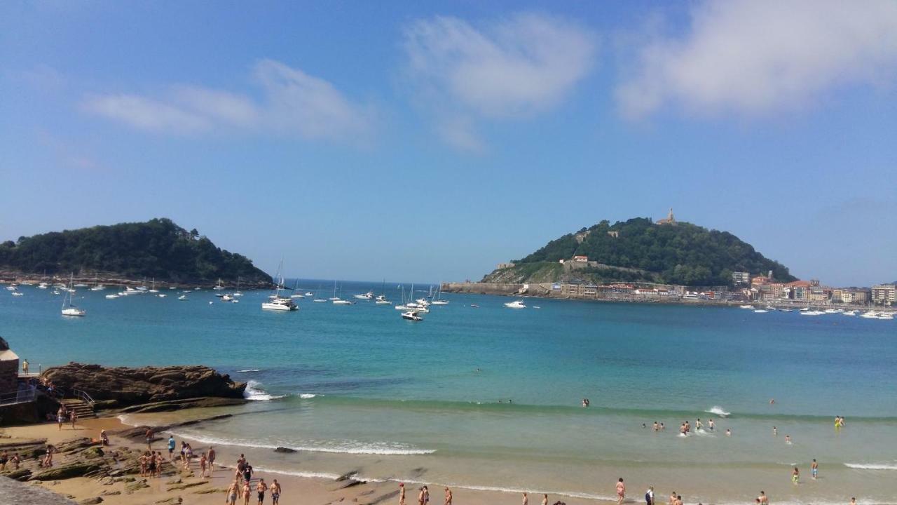 Apartamento Zurriola Luxury - Surf Beach Con Aire Acondicionado San Sebastian Bagian luar foto